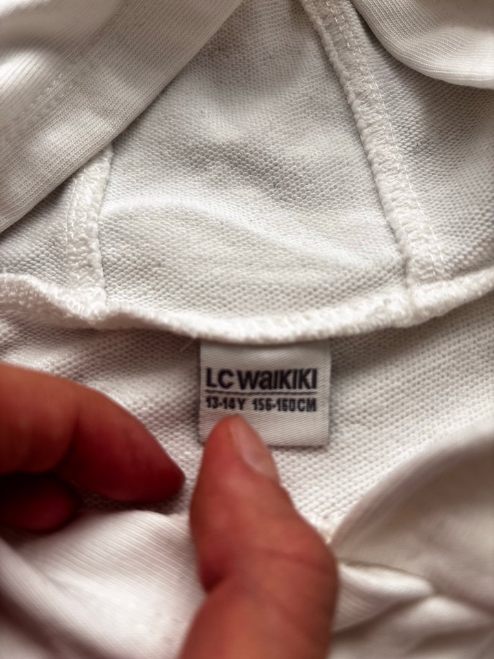 Beyaz Baskılı Kapüşonlu çocuk Sweatshirt - Görsel 2