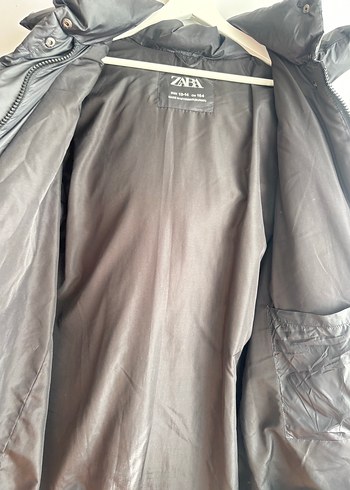 Düğmeli siyah street Wear Kadın Mont - Görsel 2