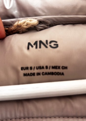 Gri Fermuarlı Kadın Kışlık Mont - Görsel 2