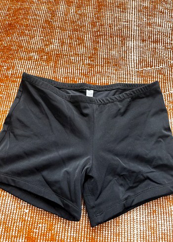 Siyah Basic Mini deniz şortu