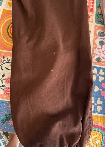 Bershka Kadın Kahverengi Parasut Pantolon