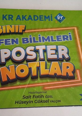 Fen Bilimleri Poster Notları - KR Akademi