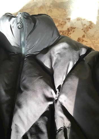 xl Beden Siyah Kadın Oversize Kışlık Mont