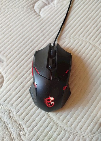 Kablolu Kırmızı Siyah Msi Oyun Mousu