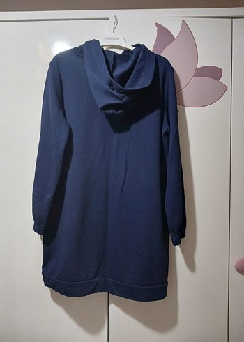LC Waikiki LCW Modest şapkalı lacivert sweatshirt