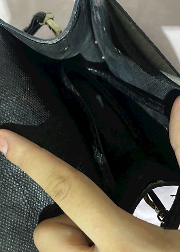 Diğer Siyah Yılan Derisi Desenli Kadın Deri Çanta