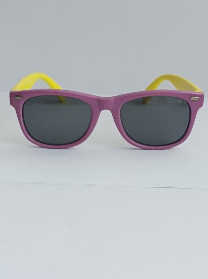 Renkli Pembe-Sarı Çocuk Güneş Gözlüğü - Görsel 2