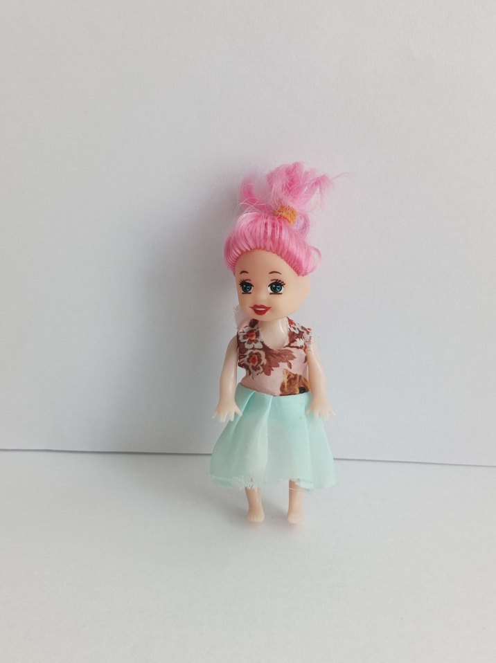 Pembe Pastel Bebek ve Mama Sandalyesi - Görsel 4