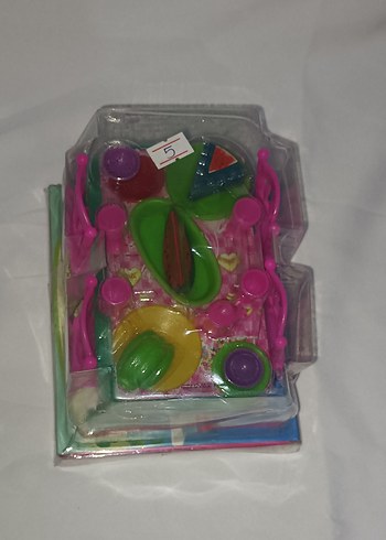 Renkli Çocuk Oyun Yemek Masası Seti - Görsel 2