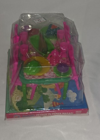 Renkli Çocuk Oyun Yemek Masası Seti - Görsel 3