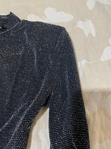 s Beden Siyah sim görünümlü bodysuit