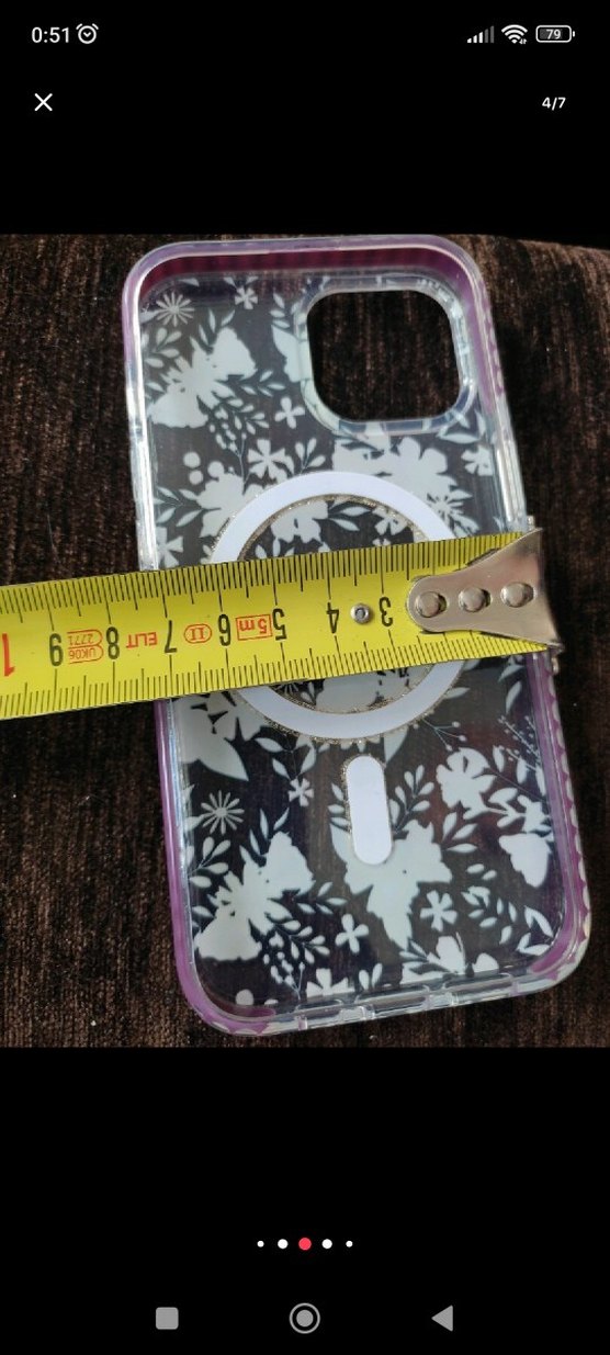 Çiçek Desenli İphone Telefon Kılıfı - Görsel 4