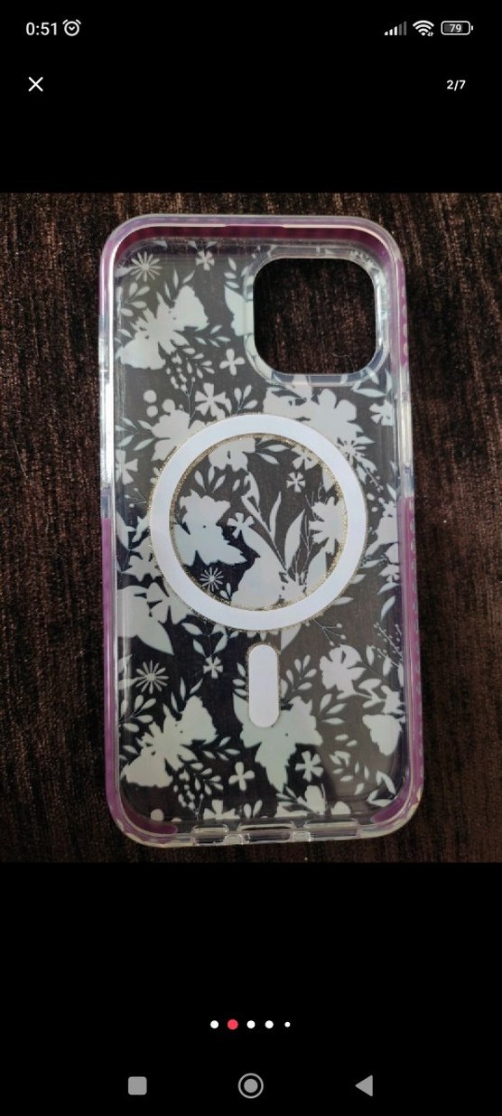 Çiçek Desenli İphone Telefon Kılıfı - Görsel 2