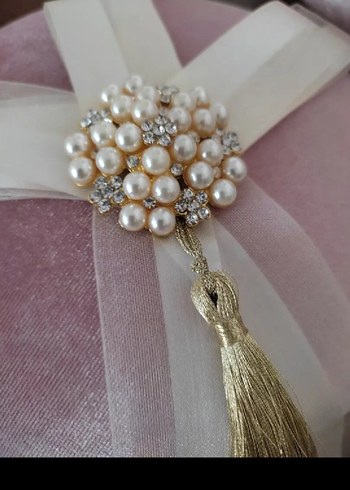 Pembe Kadife Takı ve Tesbih Kutusu - Görsel 4