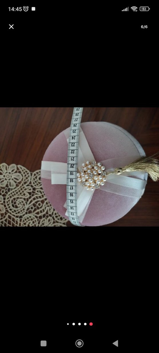 Pembe Kadife Takı ve Tesbih Kutusu - Görsel 5