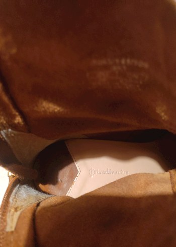 Kahverengi Süet Arkadan Fermuarlı Bot - Görsel 9