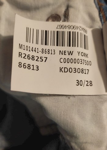 Kadın mavi Denim Regular Fit Jean - Görsel 7