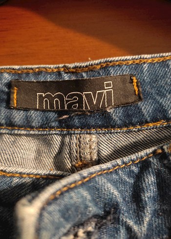 Kadın mavi Denim Regular Fit Jean - Görsel 2