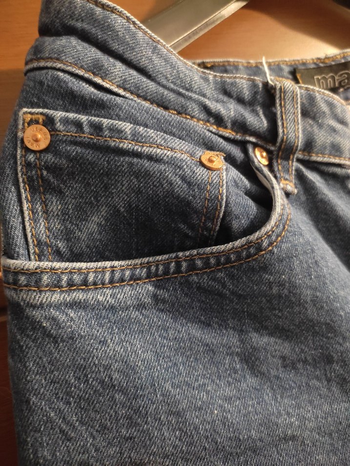 Kadın mavi Denim Regular Fit Jean - Görsel 3