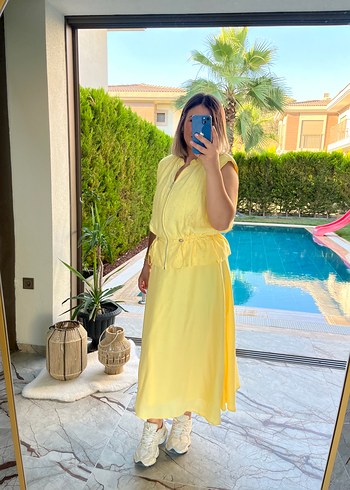 Diğer Sarı Salaş Etek ve Yelek Takım