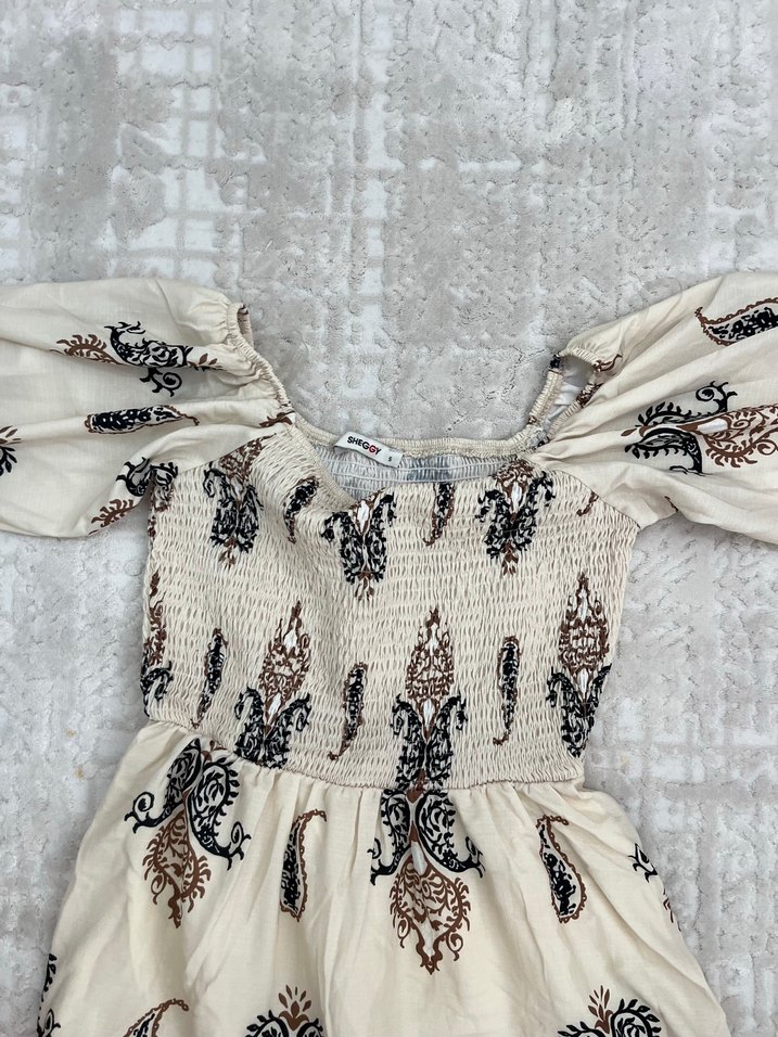 Uzun bohem elbise - Görsel 4