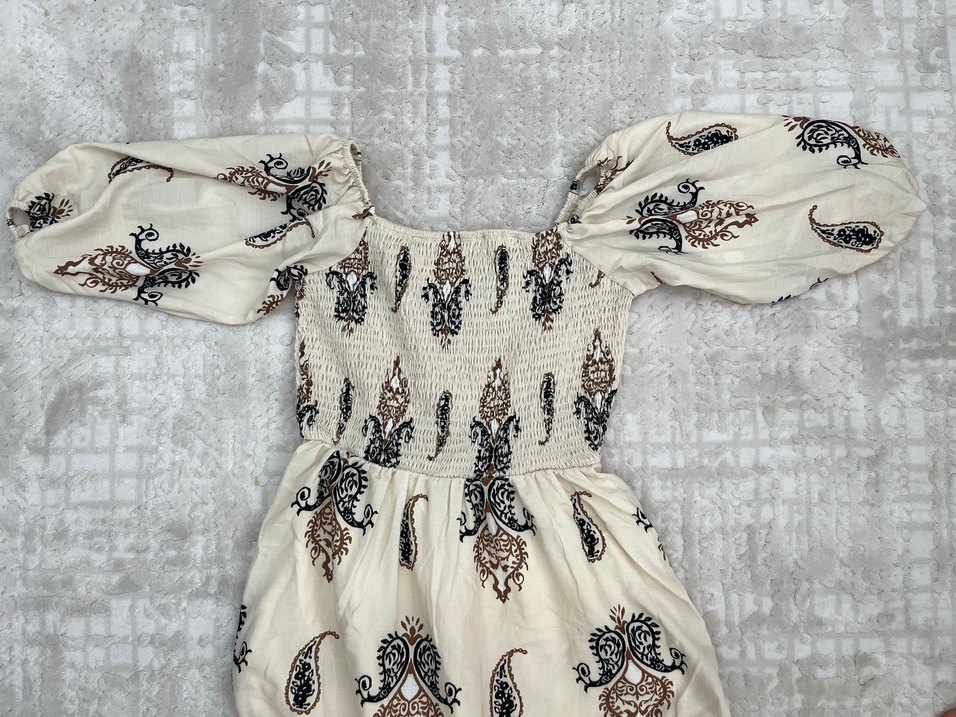 Uzun bohem elbise - Görsel 3