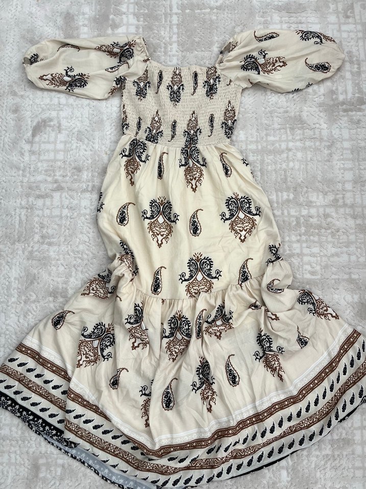 Uzun bohem elbise - Görsel 2