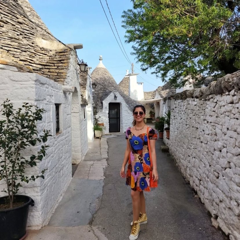 Renkli Bohem Mini Elbise - Görsel 3