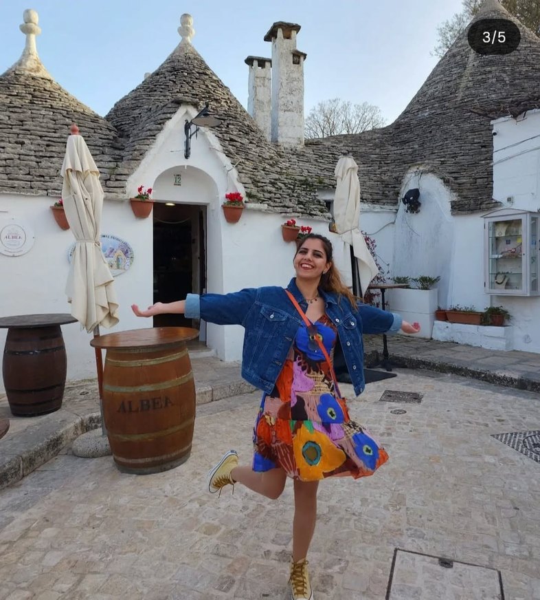 Renkli Bohem Mini Elbise - Görsel 4