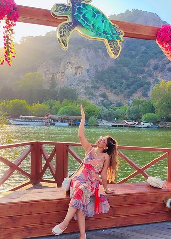 s Beden çeşitli Renk Bohem Çok Renkli Uzun Elbise
