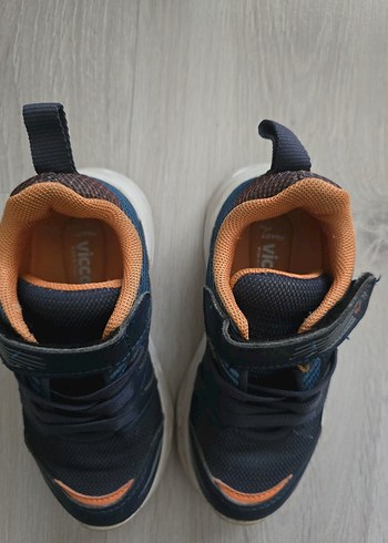 27 Beden Mavi Baskılı Erkek Çocuk Spor Ayakkabı Vicco