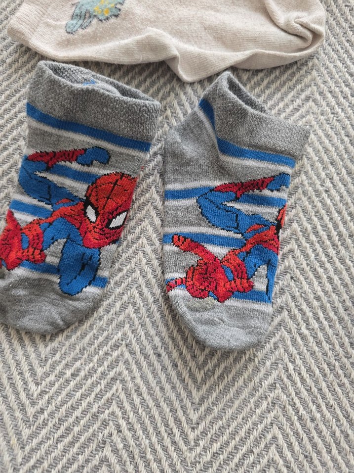 Erkek Çocuk Gri Çorap Seti - Görsel 2