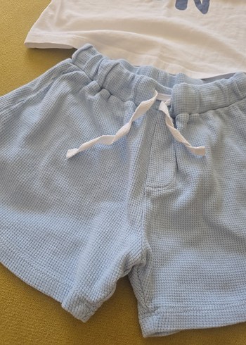 LC Waikiki Bebek Erkek Kısa Kollu Mavi Şortlu Takım