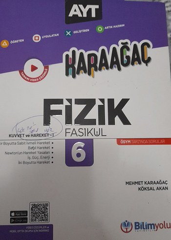  Beden Bilimyolu Harağaç 10 Fizik Fasikül Soru Kitabı