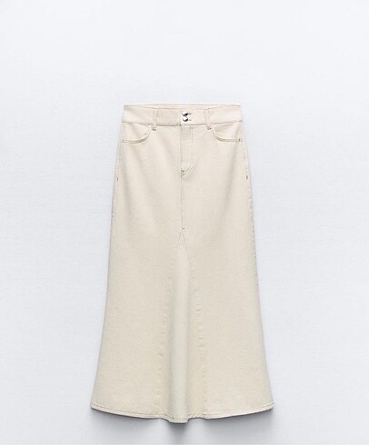 Zara denim uzun etek