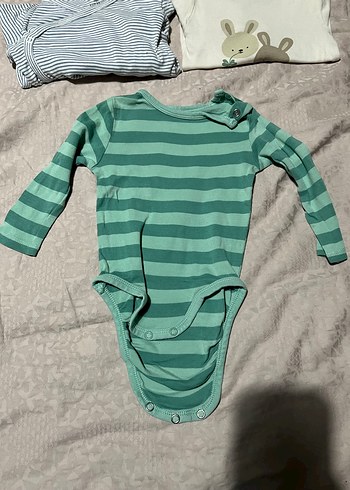 Hm marka 4 adet uzun kollu çıtçıtlı body - Görsel 3