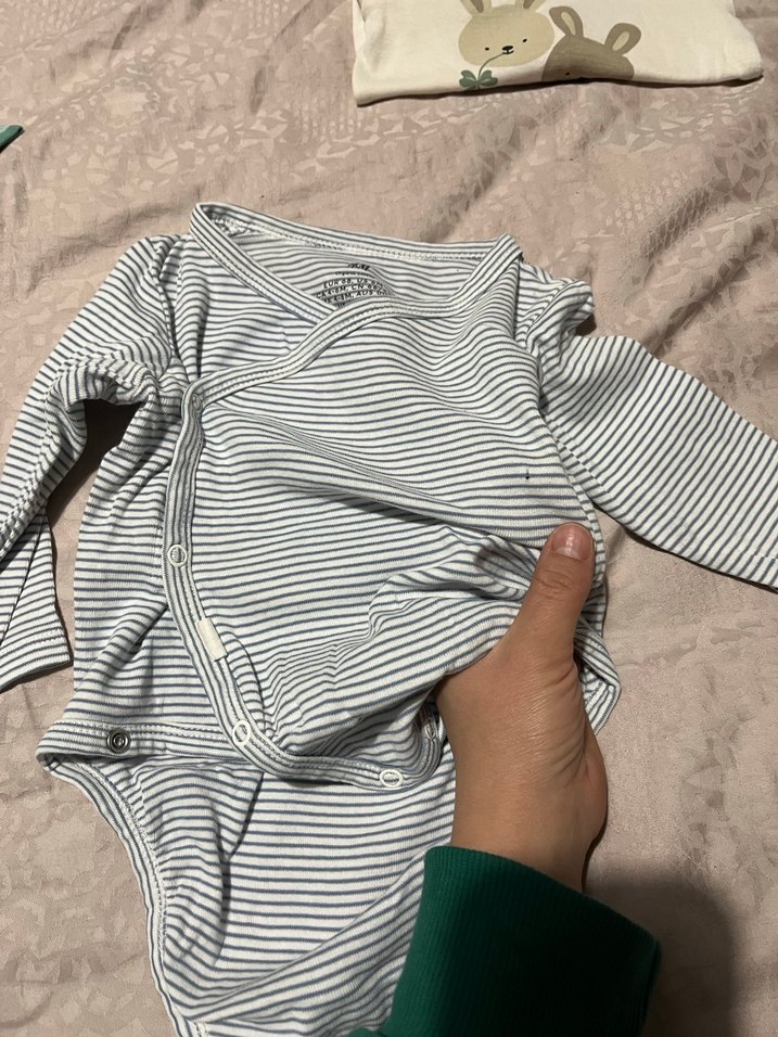 Hm marka 4 adet uzun kollu çıtçıtlı body - Görsel 4