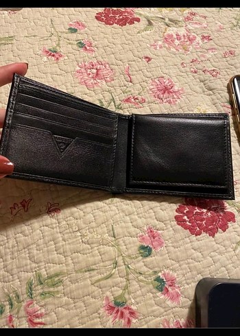 GUESS Siyah Deri erkek Cüzdan - Görsel 2