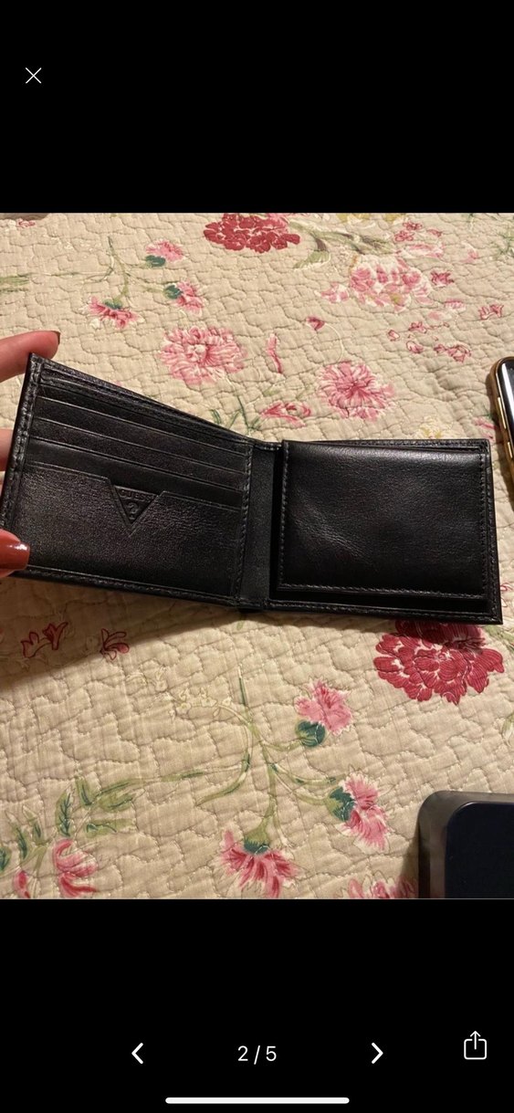 GUESS Siyah Deri erkek Cüzdan - Görsel 2