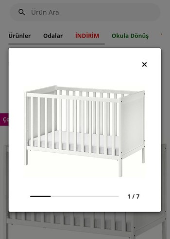  Beden beyaz Renk Beyaz Bebek Beşiği Gri Detaylı