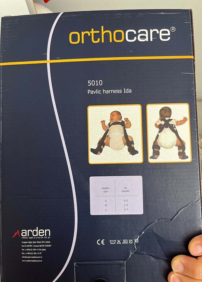 Pavlik bandaj m beden - Görsel 3
