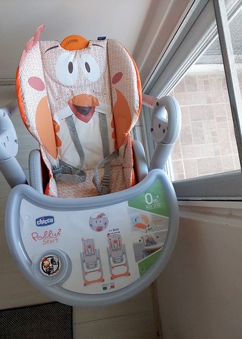 Chicco Turuncu Bebek Mama Sandalyesi - Görsel 5