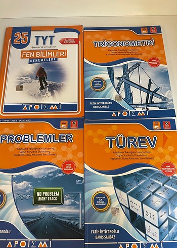 Apotemi TYT Fen Bilimleri denemesi ve Matematik Fasikülleri