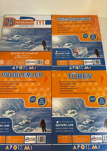 Apotemi TYT Fen Bilimleri denemesi ve Matematik Fasikülleri
