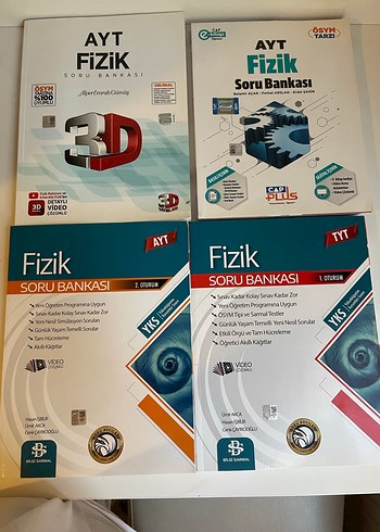 AYT ve TYT Fizik Soru Bankası Seti