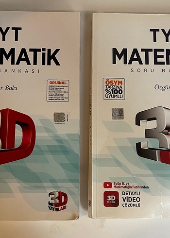 TYT-AYT Matematik Soru Bankası 3D Video Çözümlü