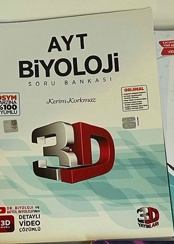 3D APOTEMI PALME AYT-TYT Biyoloji Soru Bankası
