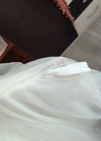 Uzun Kollu, Yüksek Yakalı Bohem A Kesim Gelinlik - Görsel 12