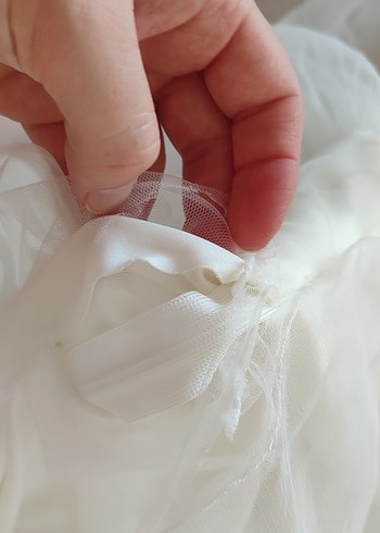 Uzun Kollu, Yüksek Yakalı Bohem A Kesim Gelinlik - Görsel 13