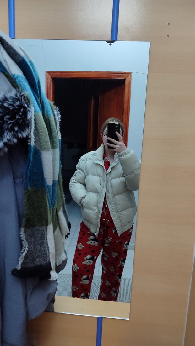 Bej Kadın Kısa Mont - Görsel 3